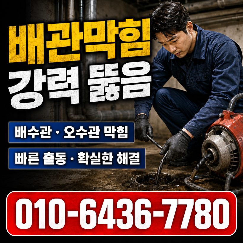 수륜면 지역 하수구뚫음 관련 이미지