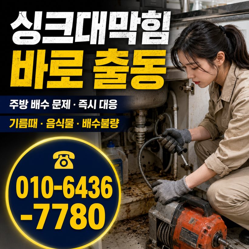 남면 지역 배관막힘 관련 이미지