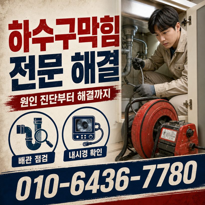 곤명면 하수구막힘 빠른출동 5